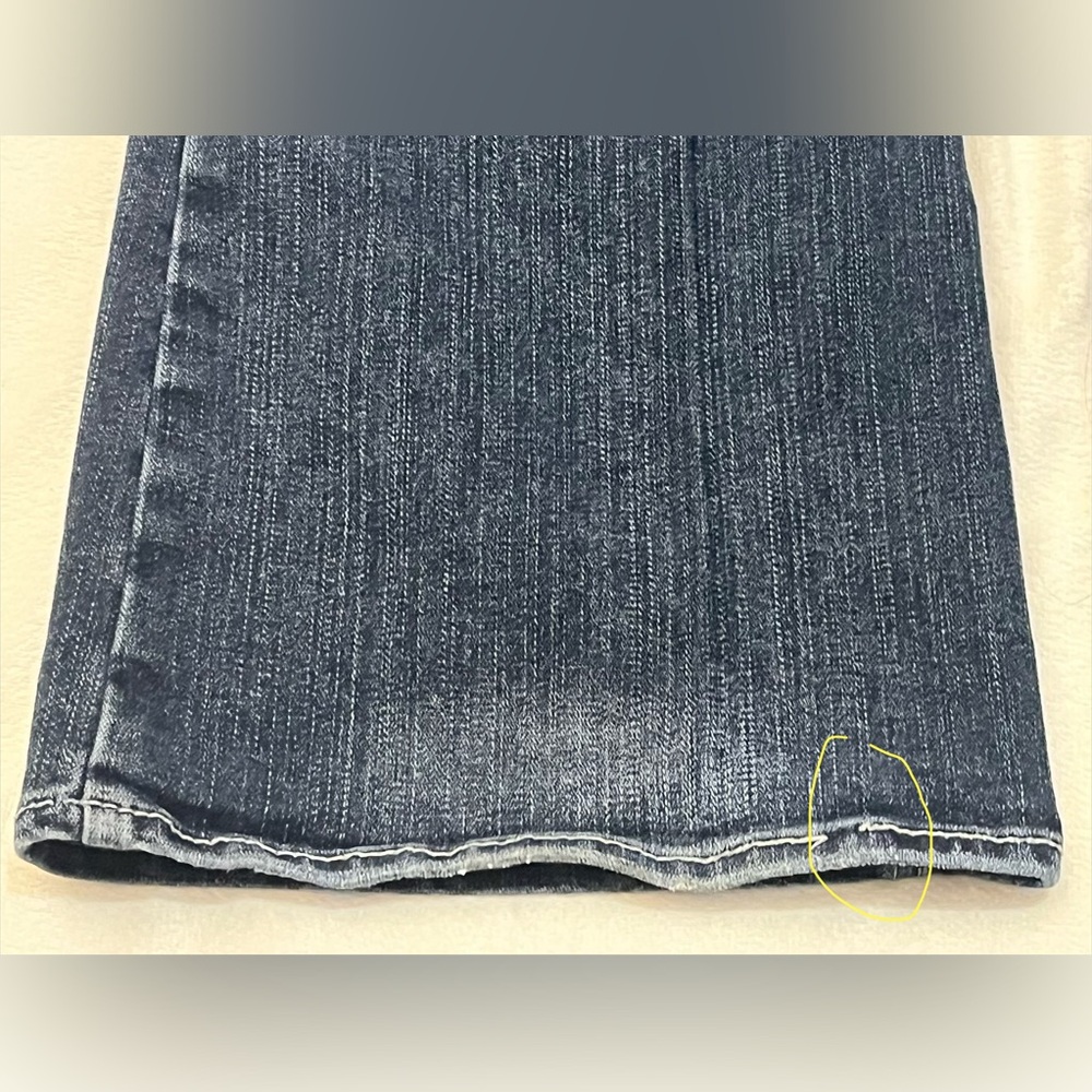 Silver Jeans Aiko Style Dark Blue Denim Boot Cut Women's Jeans Sz 30x35 - Picture 14 of 16